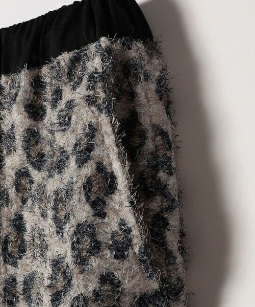 SHIPS / シップス ロング・マキシ丈スカート | 《一部追加予約》SHIPS any:〈手洗い可能〉レオパード ジャカード Iライン イージー スカート | 詳細10