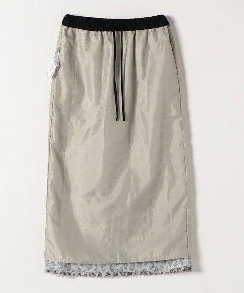 SHIPS / シップス ロング・マキシ丈スカート | 《一部追加予約》SHIPS any:〈手洗い可能〉レオパード ジャカード Iライン イージー スカート | 詳細13