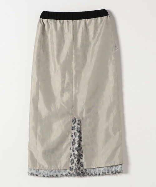 SHIPS / シップス ロング・マキシ丈スカート | 《一部追加予約》SHIPS any:〈手洗い可能〉レオパード ジャカード Iライン イージー スカート | 詳細14