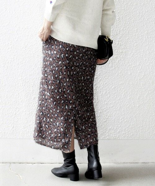 SHIPS / シップス ロング・マキシ丈スカート | 《一部追加予約》SHIPS any:〈手洗い可能〉レオパード ジャカード Iライン イージー スカート | 詳細20