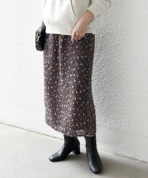 SHIPS / シップス ロング・マキシ丈スカート | 《一部追加予約》SHIPS any:〈手洗い可能〉レオパード ジャカード Iライン イージー スカート | 詳細22