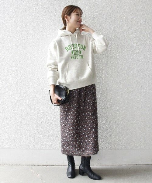 SHIPS / シップス ロング・マキシ丈スカート | 《一部追加予約》SHIPS any:〈手洗い可能〉レオパード ジャカード Iライン イージー スカート | 詳細17