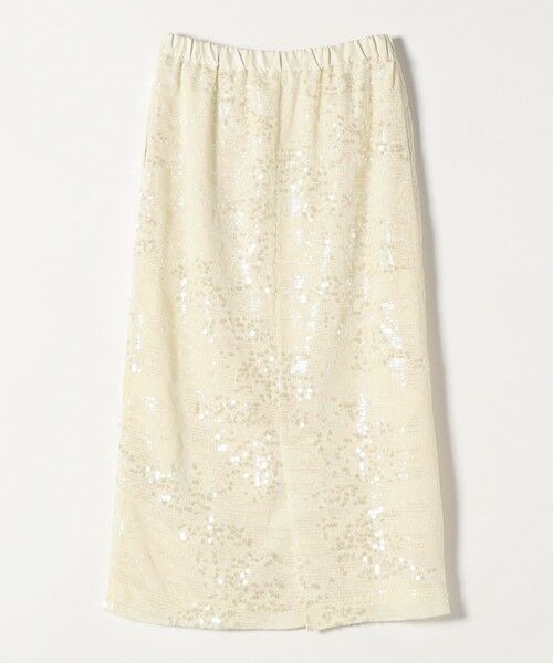 SHIPS / シップス ロング・マキシ丈スカート | SHIPS any: スパンコール ジャカード Iライン イージー スカート | 詳細19
