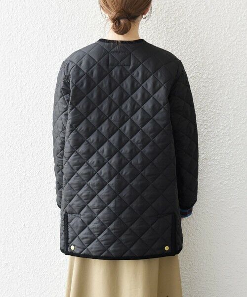 SHIPS / シップス その他アウター | Traditional Weatherwear: ARKLEY Aライン ミドル ノーカラー コート | 詳細19