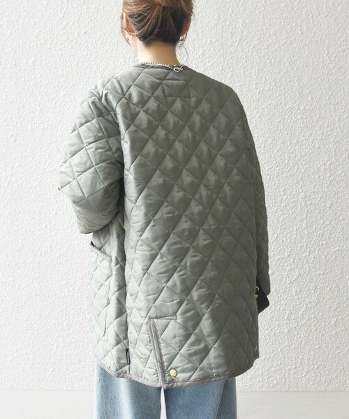 SHIPS / シップス その他アウター | Traditional Weatherwear: ARKLEY Aライン ミドル ノーカラー コート | 詳細26