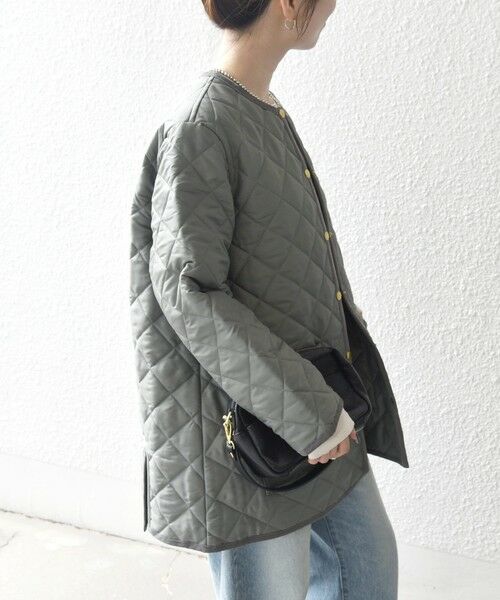 SHIPS / シップス その他アウター | Traditional Weatherwear: ARKLEY Aライン ミドル ノーカラー コート | 詳細29