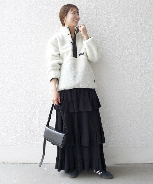 SHIPS / シップス その他トップス | 《追加予約》【SHIPS any別注】TAION:〈洗濯機可能〉ボア ハイネック プルオーバー | 詳細1