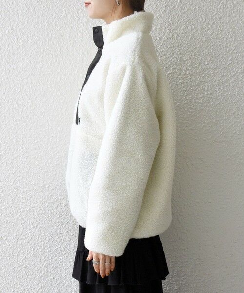 SHIPS / シップス その他トップス | 《追加予約》【SHIPS any別注】TAION:〈洗濯機可能〉ボア ハイネック プルオーバー | 詳細7