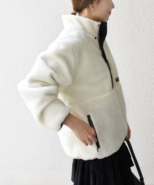 SHIPS / シップス その他トップス | 《追加予約》【SHIPS any別注】TAION:〈洗濯機可能〉ボア ハイネック プルオーバー | 詳細4