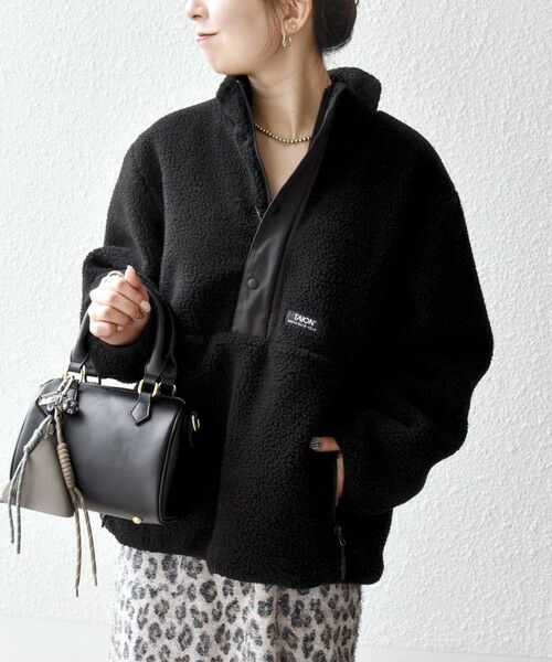 SHIPS / シップス その他トップス | 《追加予約》【SHIPS any別注】TAION:〈洗濯機可能〉ボア ハイネック プルオーバー | 詳細21