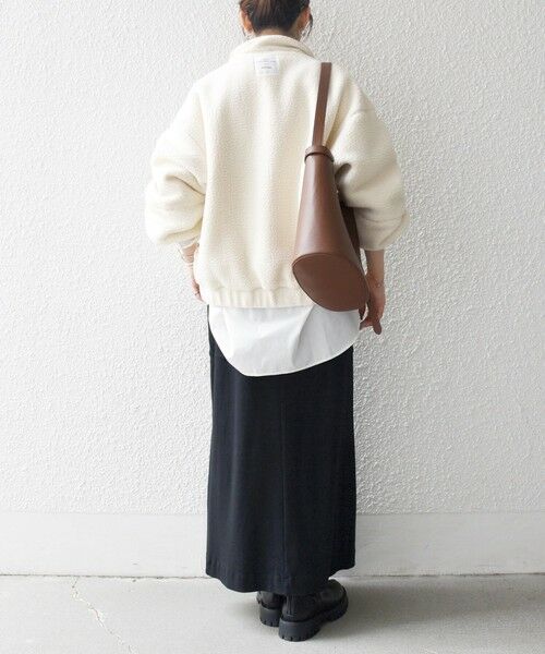 SHIPS / シップス ブルゾン | SHIPS any: ナイロン × ボア リバーシブル スタンドカラー ショート ブルゾン | 詳細2