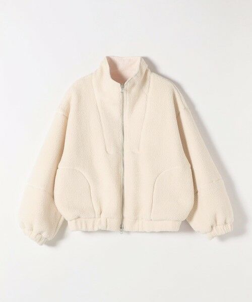 SHIPS / シップス ブルゾン | SHIPS any: ナイロン × ボア リバーシブル スタンドカラー ショート ブルゾン | 詳細13