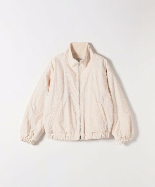 SHIPS / シップス ブルゾン | SHIPS any: ナイロン × ボア リバーシブル スタンドカラー ショート ブルゾン | 詳細14