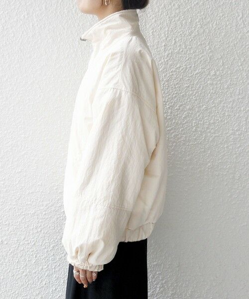 SHIPS / シップス ブルゾン | SHIPS any: ナイロン × ボア リバーシブル スタンドカラー ショート ブルゾン | 詳細21