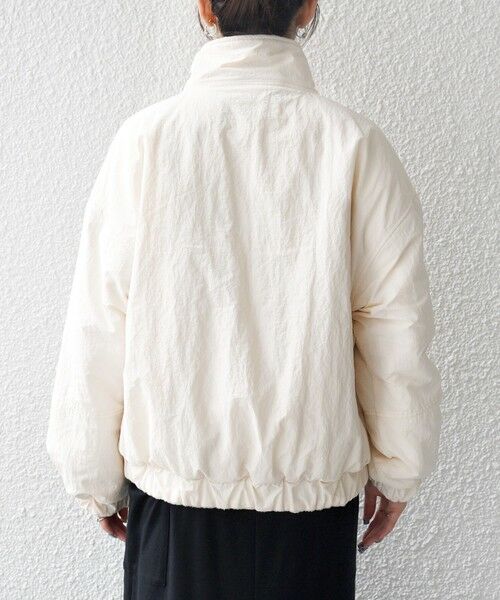 SHIPS / シップス ブルゾン | SHIPS any: ナイロン × ボア リバーシブル スタンドカラー ショート ブルゾン | 詳細22