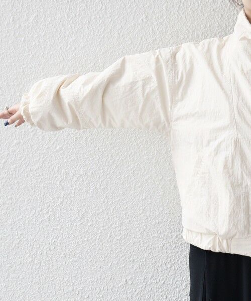 SHIPS / シップス ブルゾン | SHIPS any: ナイロン × ボア リバーシブル スタンドカラー ショート ブルゾン | 詳細23