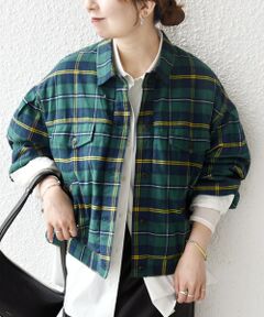 SHIPS / シップス ブルゾン | SHIPS any:〈手洗い可能〉タータン チェック キルティング シャツ ジャケット
