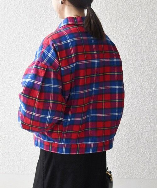 SHIPS / シップス ブルゾン | SHIPS any:〈手洗い可能〉タータン チェック キルティング シャツ ジャケット | 詳細5