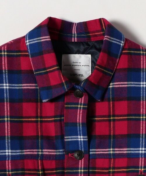 SHIPS / シップス ブルゾン | SHIPS any:〈手洗い可能〉タータン チェック キルティング シャツ ジャケット | 詳細8