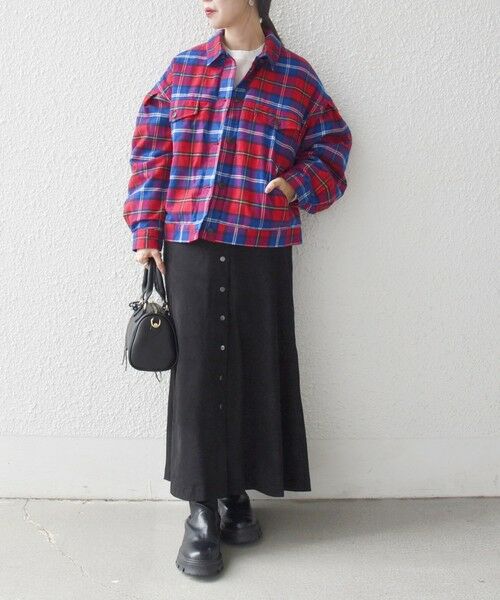 SHIPS / シップス ブルゾン | SHIPS any:〈手洗い可能〉タータン チェック キルティング シャツ ジャケット | 詳細1