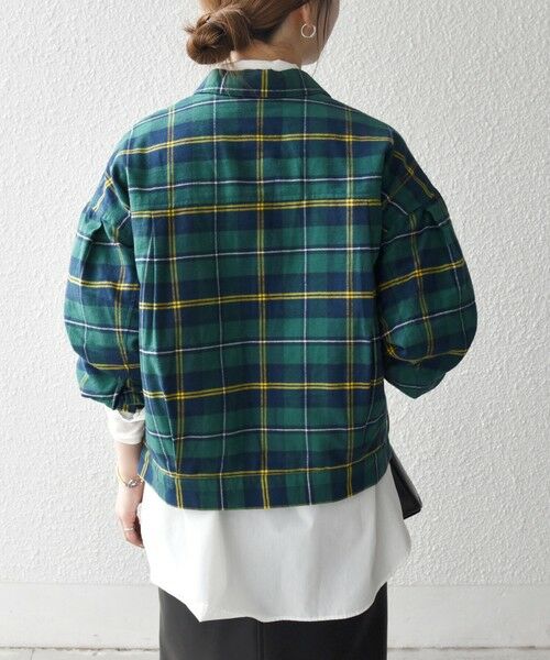SHIPS / シップス ブルゾン | SHIPS any:〈手洗い可能〉タータン チェック キルティング シャツ ジャケット | 詳細20