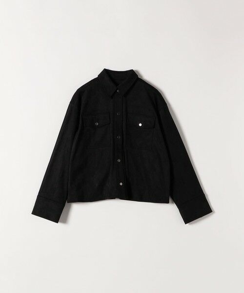 SHIPS / シップス その他アウター | SHIPS any: ポリエステル スエード ショート シャツ ジャケット | 詳細10
