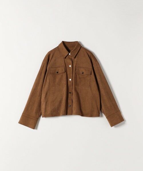 SHIPS / シップス その他アウター | SHIPS any: ポリエステル スエード ショート シャツ ジャケット | 詳細21