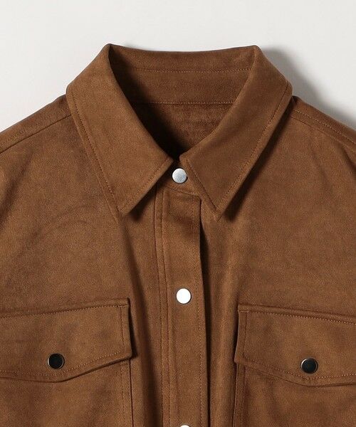 SHIPS / シップス その他アウター | SHIPS any: ポリエステル スエード ショート シャツ ジャケット | 詳細22