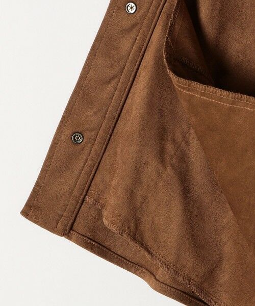 SHIPS / シップス その他アウター | SHIPS any: ポリエステル スエード ショート シャツ ジャケット | 詳細24