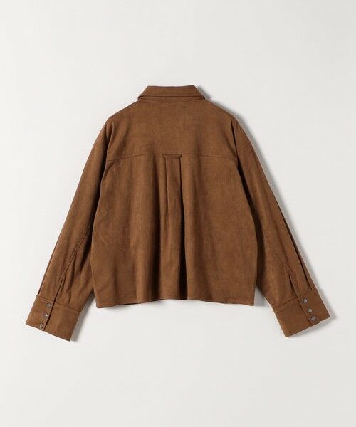 SHIPS / シップス その他アウター | SHIPS any: ポリエステル スエード ショート シャツ ジャケット | 詳細25