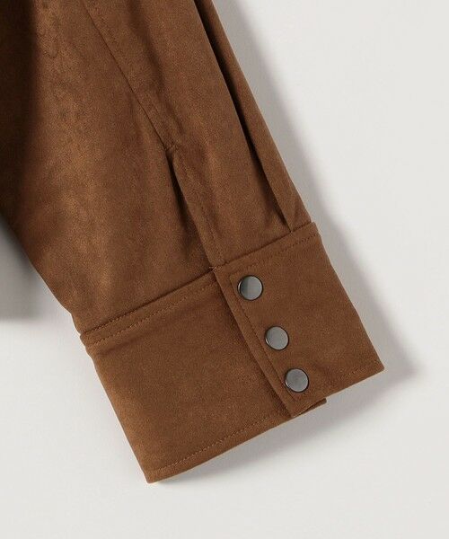 SHIPS / シップス その他アウター | SHIPS any: ポリエステル スエード ショート シャツ ジャケット | 詳細26