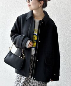 SHIPS / シップス その他アウター | SHIPS any: メルトン ジップ フィールド コート