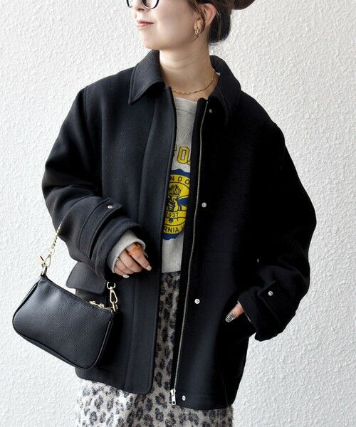 SHIPS / シップス その他アウター | SHIPS any: メルトン ジップ フィールド コート | 詳細3