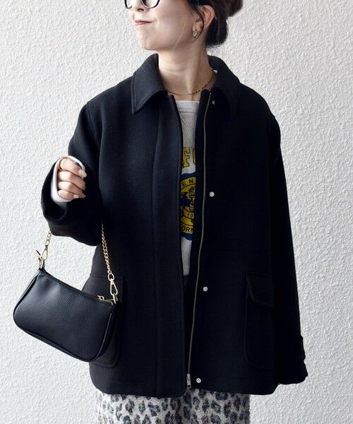 SHIPS / シップス その他アウター | SHIPS any: メルトン ジップ フィールド コート | 詳細4