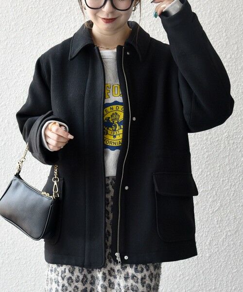 SHIPS / シップス その他アウター | SHIPS any: メルトン ジップ フィールド コート | 詳細7