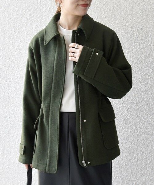 SHIPS / シップス その他アウター | SHIPS any: メルトン ジップ フィールド コート | 詳細17