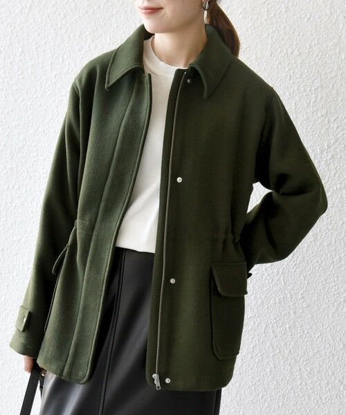 SHIPS / シップス その他アウター | SHIPS any: メルトン ジップ フィールド コート | 詳細18