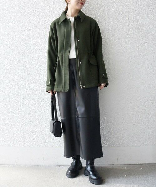 SHIPS / シップス その他アウター | SHIPS any: メルトン ジップ フィールド コート | 詳細15