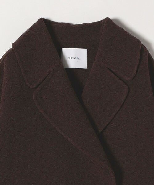SHIPS / シップス その他アウター | 《一部追加予約》SHIPS any: リバー ダブル テーラード ミドル コクーン コート | 詳細11