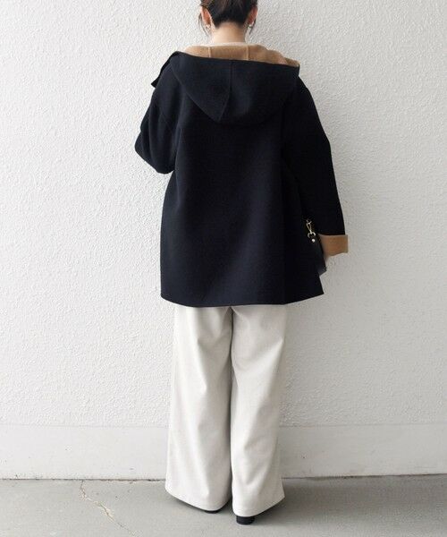 SHIPS / シップス その他アウター | 《一部追加予約》SHIPS any: リバー フーデッド Aライン ミドル コート | 詳細2