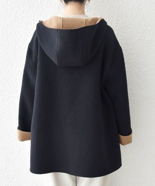 SHIPS / シップス その他アウター | 《一部追加予約》SHIPS any: リバー フーデッド Aライン ミドル コート | 詳細14