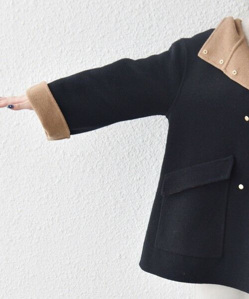 SHIPS / シップス その他アウター | 《一部追加予約》SHIPS any: リバー フーデッド Aライン ミドル コート | 詳細15