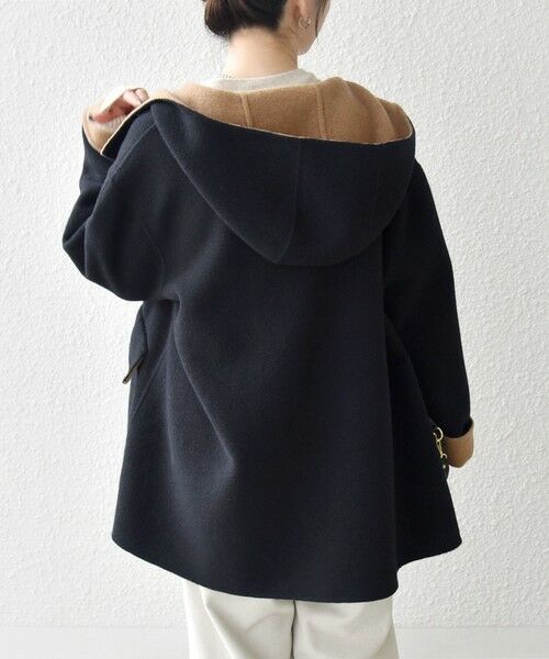 SHIPS / シップス その他アウター | 《一部追加予約》SHIPS any: リバー フーデッド Aライン ミドル コート | 詳細6