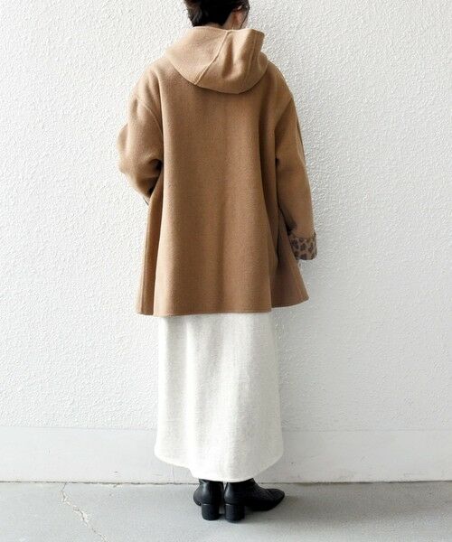 SHIPS / シップス その他アウター | 《一部追加予約》SHIPS any: リバー フーデッド Aライン ミドル コート | 詳細18