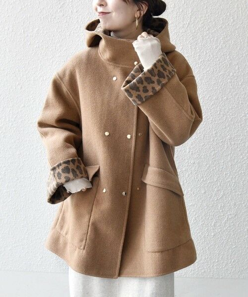 SHIPS / シップス その他アウター | 《一部追加予約》SHIPS any: リバー フーデッド Aライン ミドル コート | 詳細19