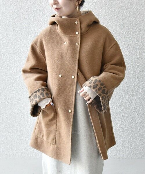 SHIPS / シップス その他アウター | 《一部追加予約》SHIPS any: リバー フーデッド Aライン ミドル コート | 詳細20