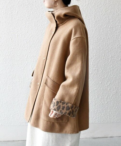 SHIPS / シップス その他アウター | 《一部追加予約》SHIPS any: リバー フーデッド Aライン ミドル コート | 詳細21