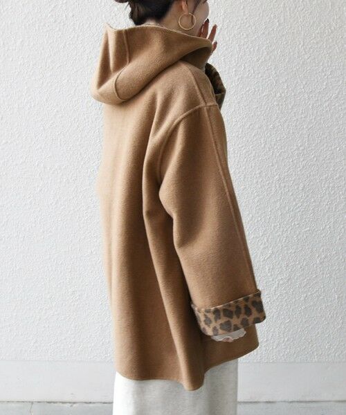 SHIPS / シップス その他アウター | 《一部追加予約》SHIPS any: リバー フーデッド Aライン ミドル コート | 詳細23