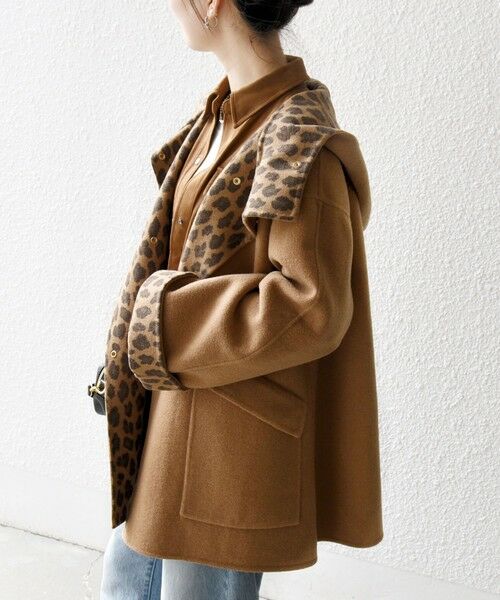 SHIPS / シップス その他アウター | 《一部追加予約》SHIPS any: リバー フーデッド Aライン ミドル コート | 詳細28