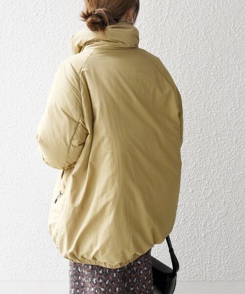 SHIPS / シップス ダウンジャケット・ベスト | SHIPS any: ナイロン スタンドカラー ダウン コクーン コート | 詳細29